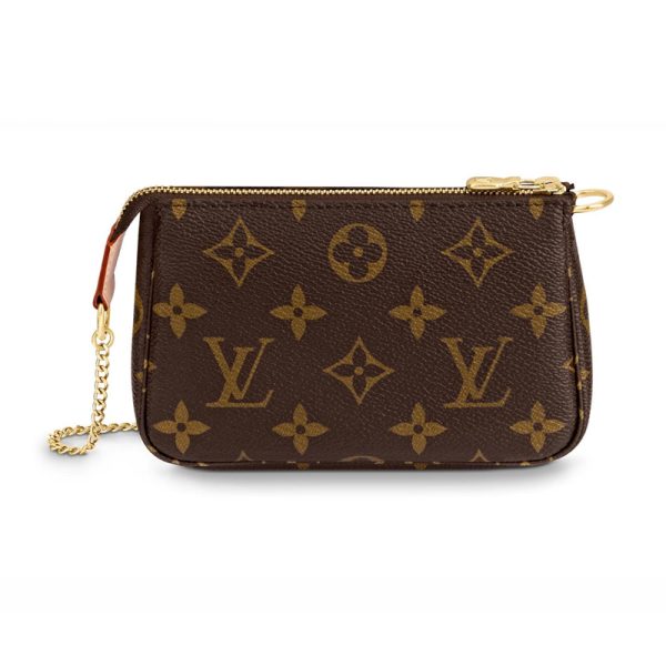 LV old color women's handbag