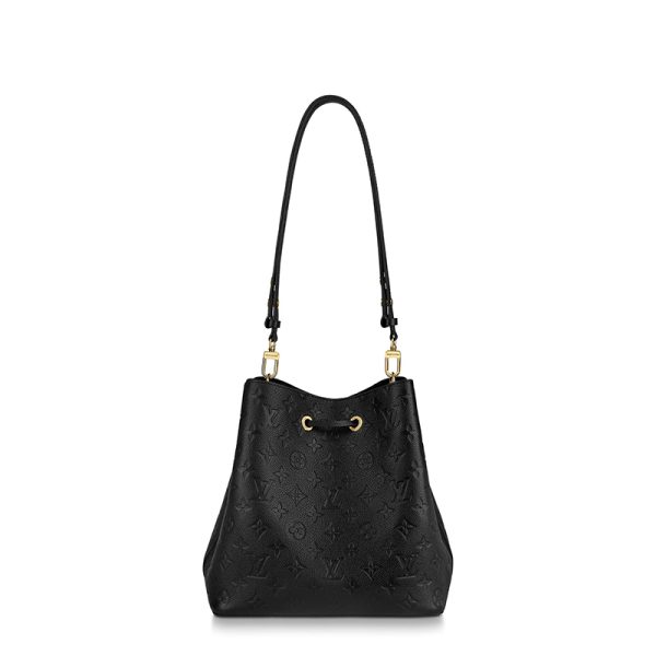 LV Medium Black Cow Leather Red Shoulder Cross Shoulder Handbag - Image 4