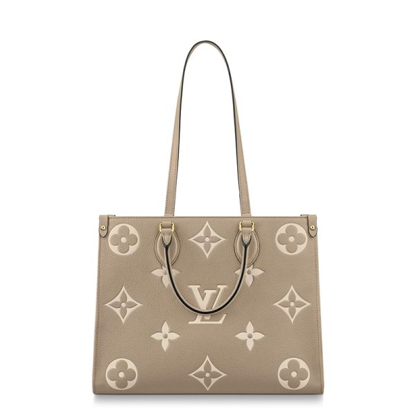 LV Medium Elephant Grey/Milk White Two tone Shoulder Handbag - Image 4