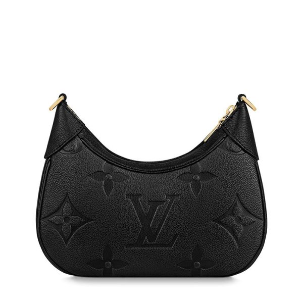 LV embossed grain leather single shoulder crossbody bag - Image 4