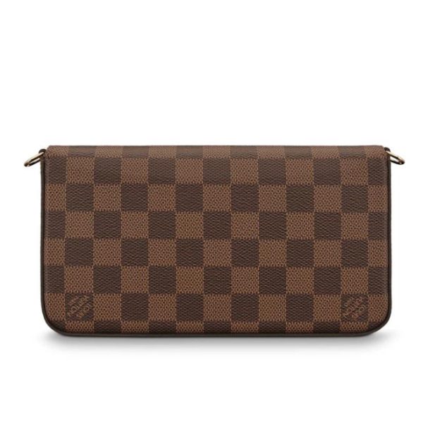 LV checkerboard chain shoulder bag - Image 4