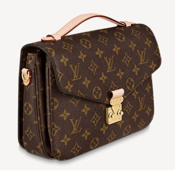LV vintage canvas METIS handbag, messenger crossbody bag - Image 3