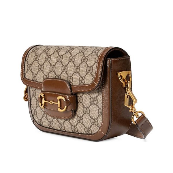 Gucci mini beige canvas retro flip shoulder crossbody bag - Image 4