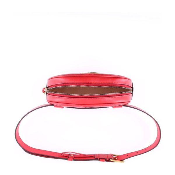 Gucci metal double G ripple zipper waist bag crossbody bag - Image 4