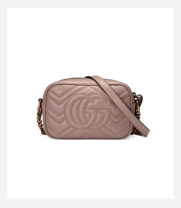 Gucci Mini Double G Water Ripple Chain Shoulder Cross Bag - Image 4