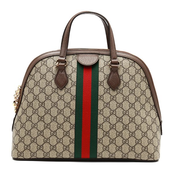 Gucci GG Medium Canvas/Leather Handbag - Image 4
