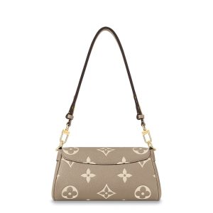 LV embossed grain leather single shoulder diagonal cross bag
