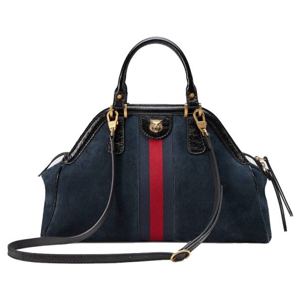 Gucci vintage leather handbag material - Image 4
