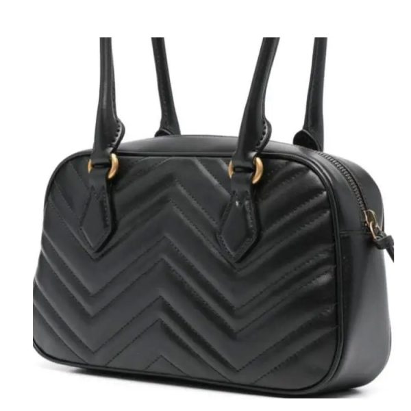 Gucci Leather Quilted Small Single Shoulder Handbag - Image 4