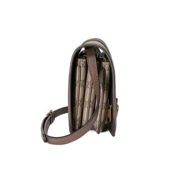 Gucci Brown Canvas Shoulder Bag - Image 4