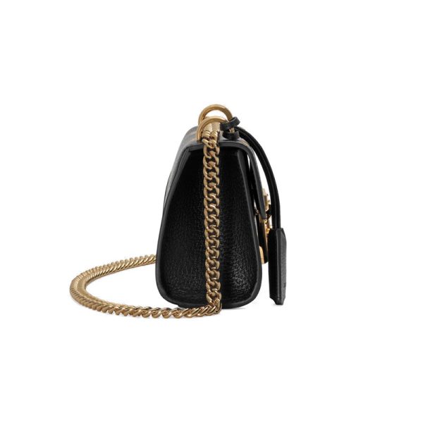 Gucci black cowhide chain shoulder bag - Image 4