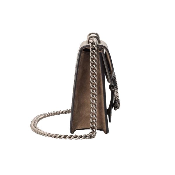 Gucci coffee colored fabric crossbody shoulder bag - Image 4
