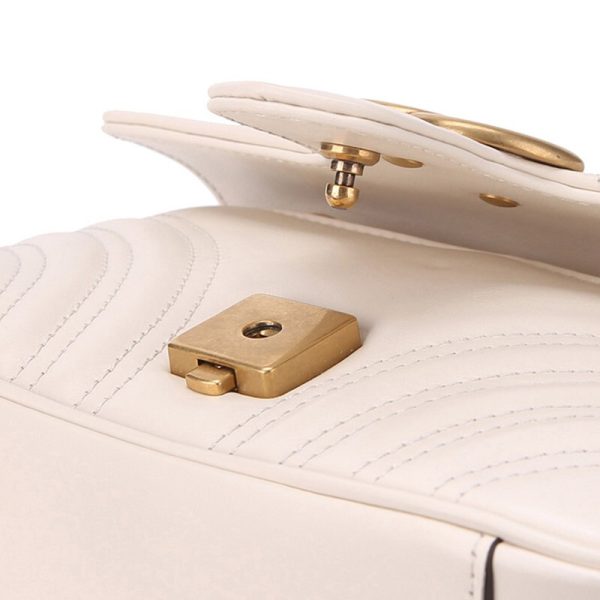 Gucci white cowhide shoulder bag - Image 4