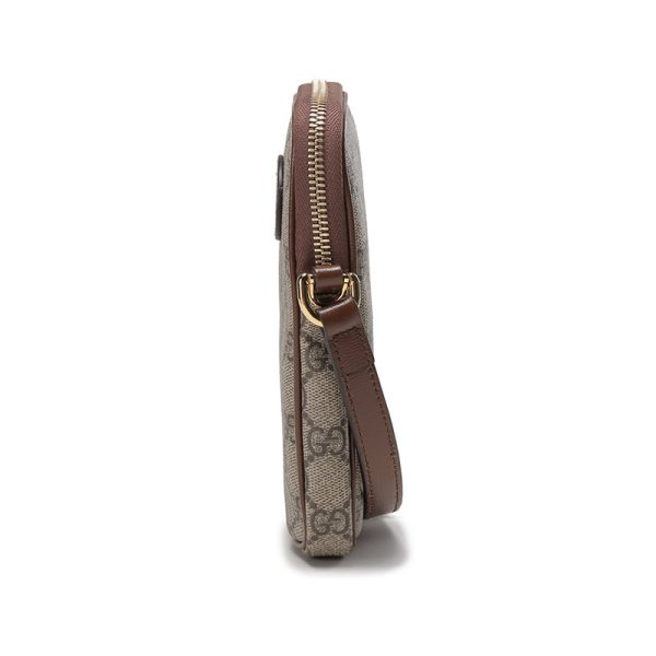 Gucci Mini Canvas Leather Shoulder Bag - Image 4