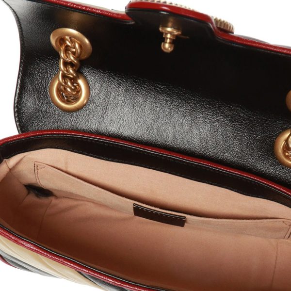 Gucci mixed color leather crossbody shoulder bag - Image 4