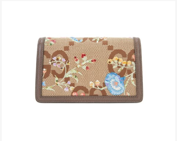 Gucci mini camel/ebony canvas shoulder crossbody bag - Image 3