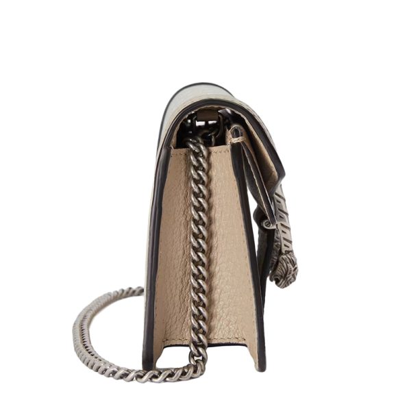 Gucci mini beige canvas shoulder bag - Image 4