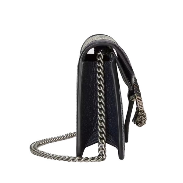 Gucci Ultra Mini Beige/Blue Jacquard Canvas Shoulder Bag - Image 4