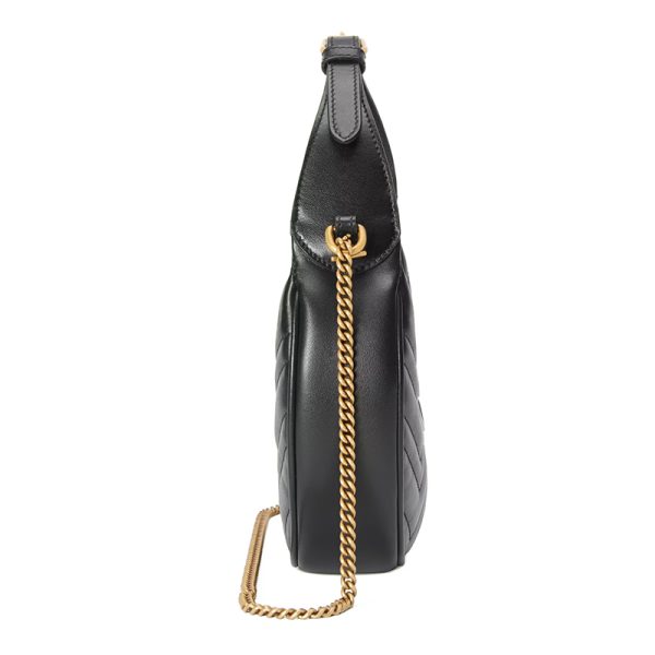 Gucci Black Quilted Leather Shoulder Bag - Image 4