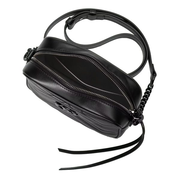 Gucci Black Leather Cross Shoulder Bag - Image 4