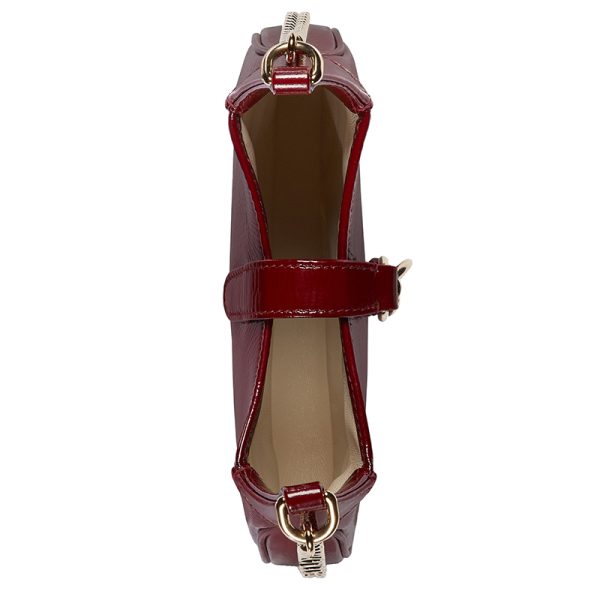 Gucci Mini Wine Red Leather Shoulder Bag - Image 4