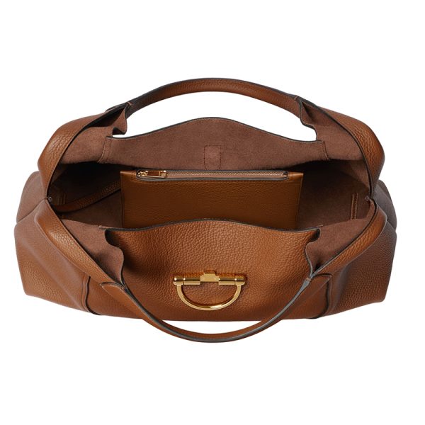 Gucci Brown Leather Shoulder Bag - Image 4