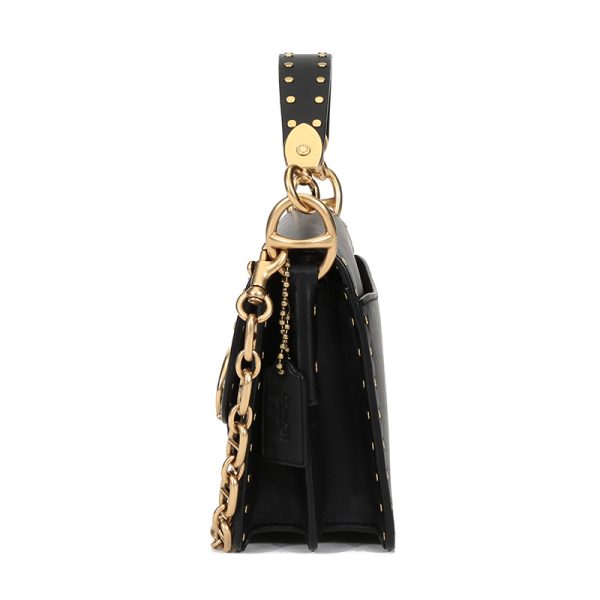 Coach Small Leather Handheld Shoulder Bag - Image 3
