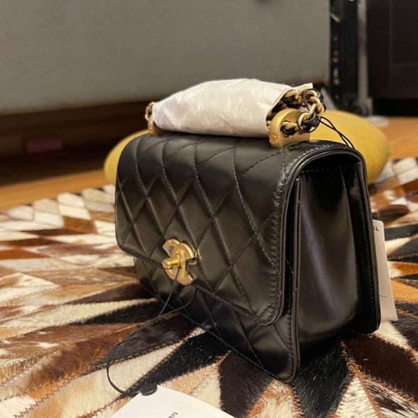 Chanel Little Golden Ball Chain Mini Shoulder Cross Bag - Image 3
