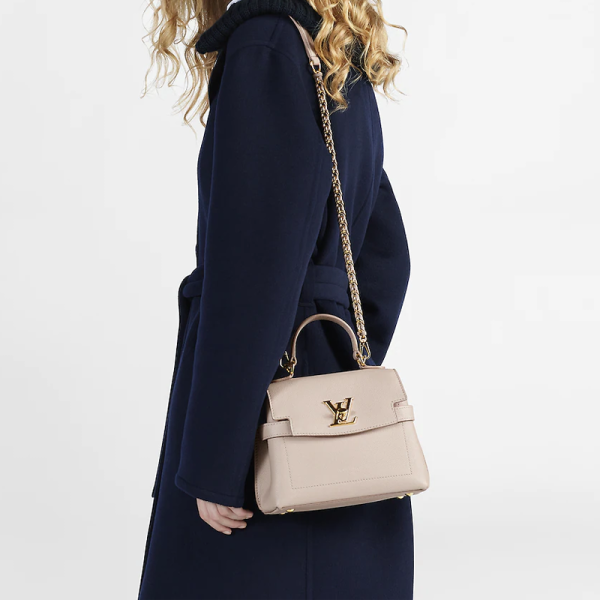 LV mini grey brown grain leather chain crossbody/shoulder bag - Image 4