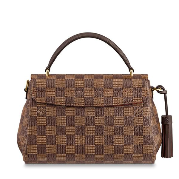 LV ebony checkerboard pattern same color single shoulder crossbody handbag - Image 4