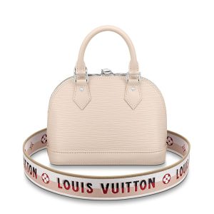 LV beige grain leather single shoulder diagonal cross bag