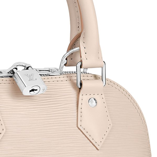 LV grain leather shoulder cross clutch - Image 5