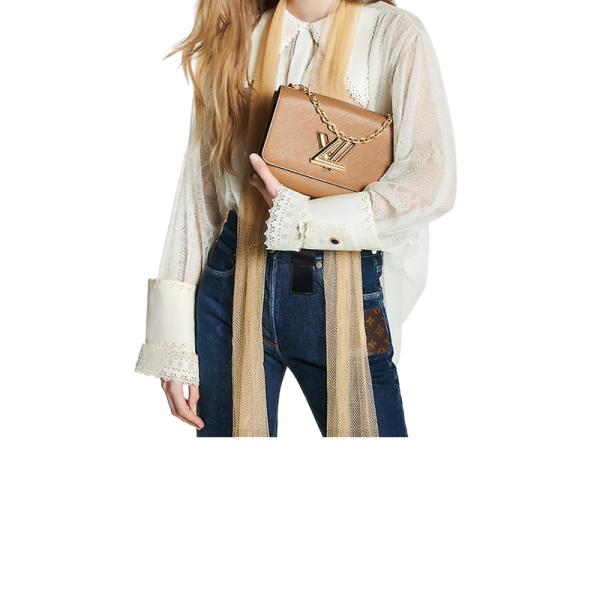 LV medium light camel grain cowhide with handbag/shoulder bag - Image 5