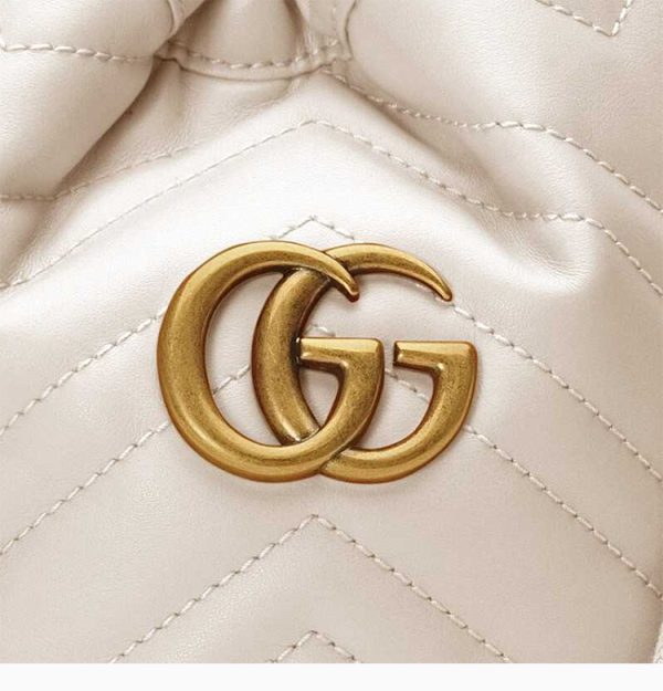 Gucci Mini Leather Bucket Bag - Image 5