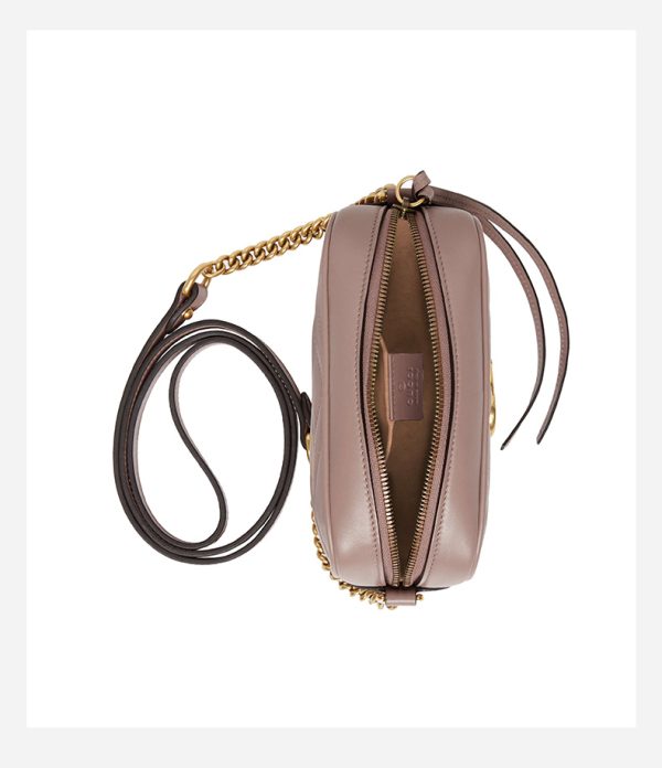 Gucci Mini Double G Water Ripple Chain Shoulder Cross Bag - Image 5