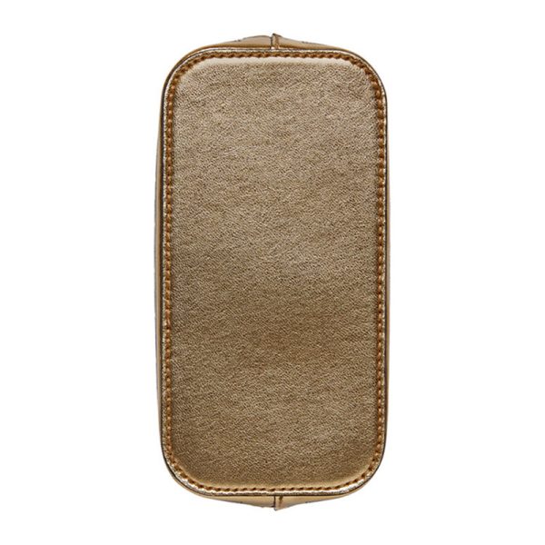 Gucci leather gold foil shell single shoulder crossbody bag - Image 5