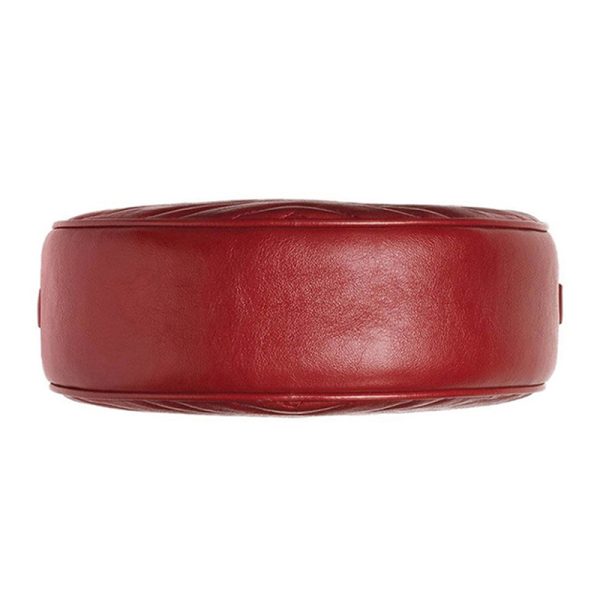 Gucci Mini Bull Leather Round Chain Shoulder Slant Bag - Image 5