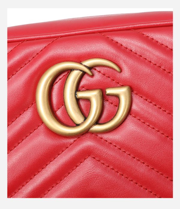 Gucci small cowhide classic double G chain bag - Image 5