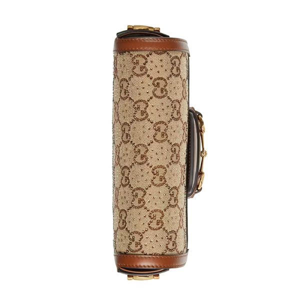 Gucci Mini Brown/Ebony Crystal Decorative Shoulder Cross Bag - Image 5