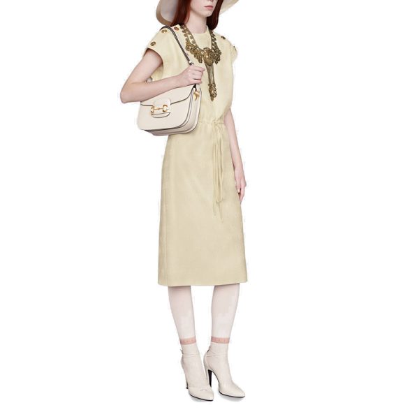 Gucci small calf leather flip shoulder bag (3 colors available) - Image 5