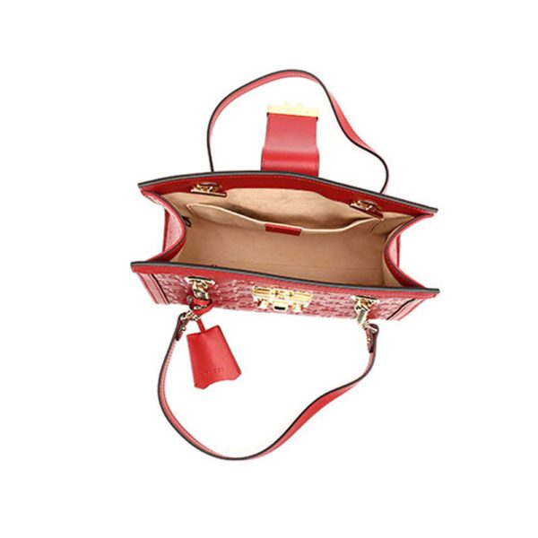 Gucci red cowhide single shoulder diagonal cross bag - Image 5