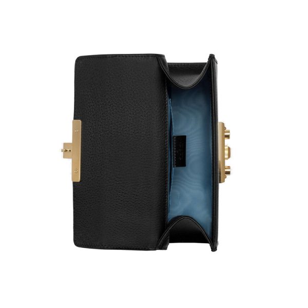 Gucci black cowhide chain shoulder bag - Image 5