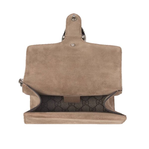 Gucci coffee colored fabric crossbody shoulder bag - Image 5