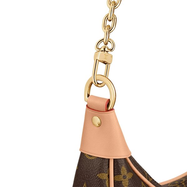 LV Old Flower Canvas Pea Crescent Single Shoulder Handbag - Image 5