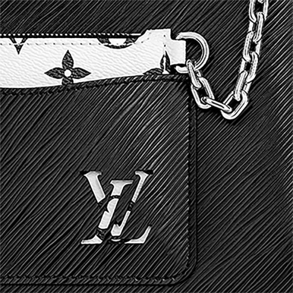 LV grain leather small bag 2-in-1 single shoulder diagonal cross bag - Image 5