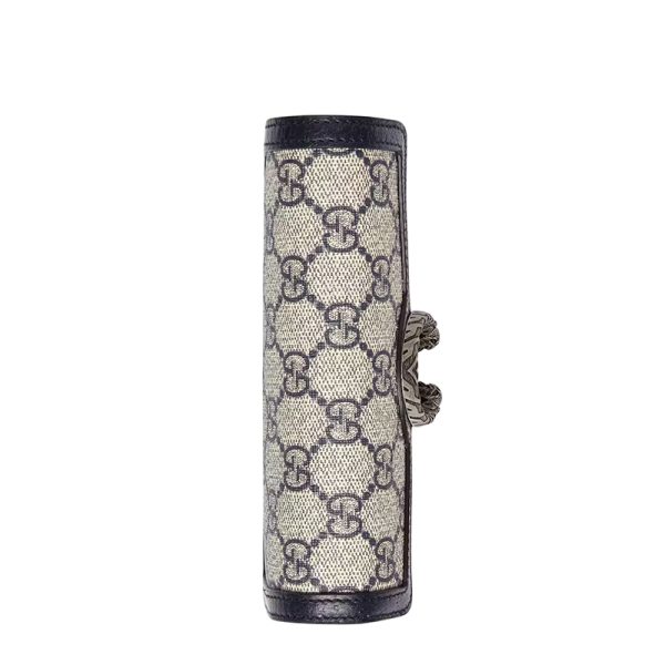 Gucci Ultra Mini Beige/Blue Jacquard Canvas Shoulder Bag - Image 5