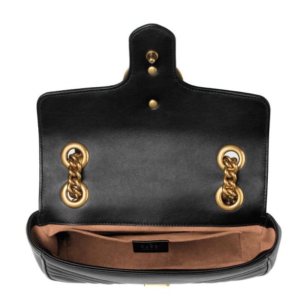 Gucci Mini Leather Shoulder Bag - Image 3