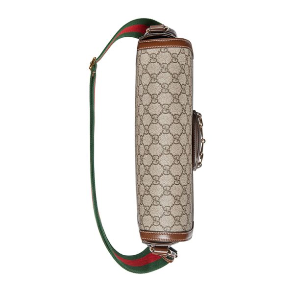 Gucci canvas leather shoulder bag - Image 5
