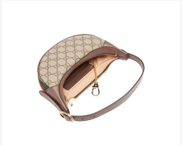 Gucci GG Mini Canvas/Leather Handbag - Image 3