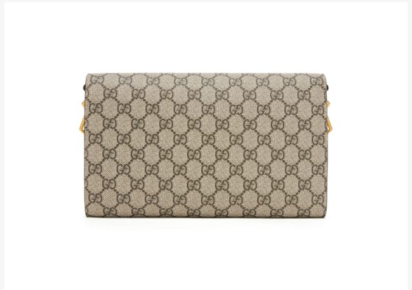 Gucci small canvas/leather handbag - Image 3